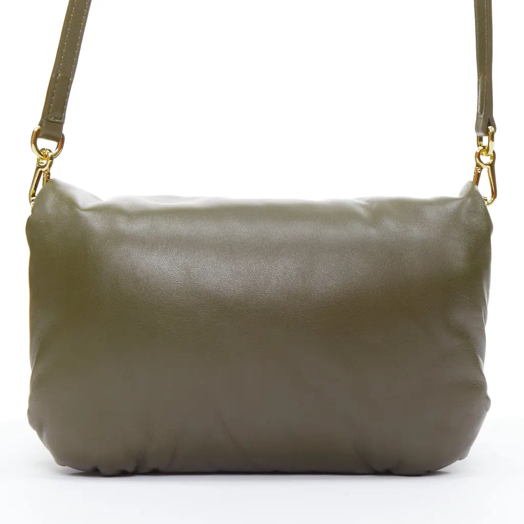 Loewe Mini Puffer Goya Khaki Leather Very good - Box View