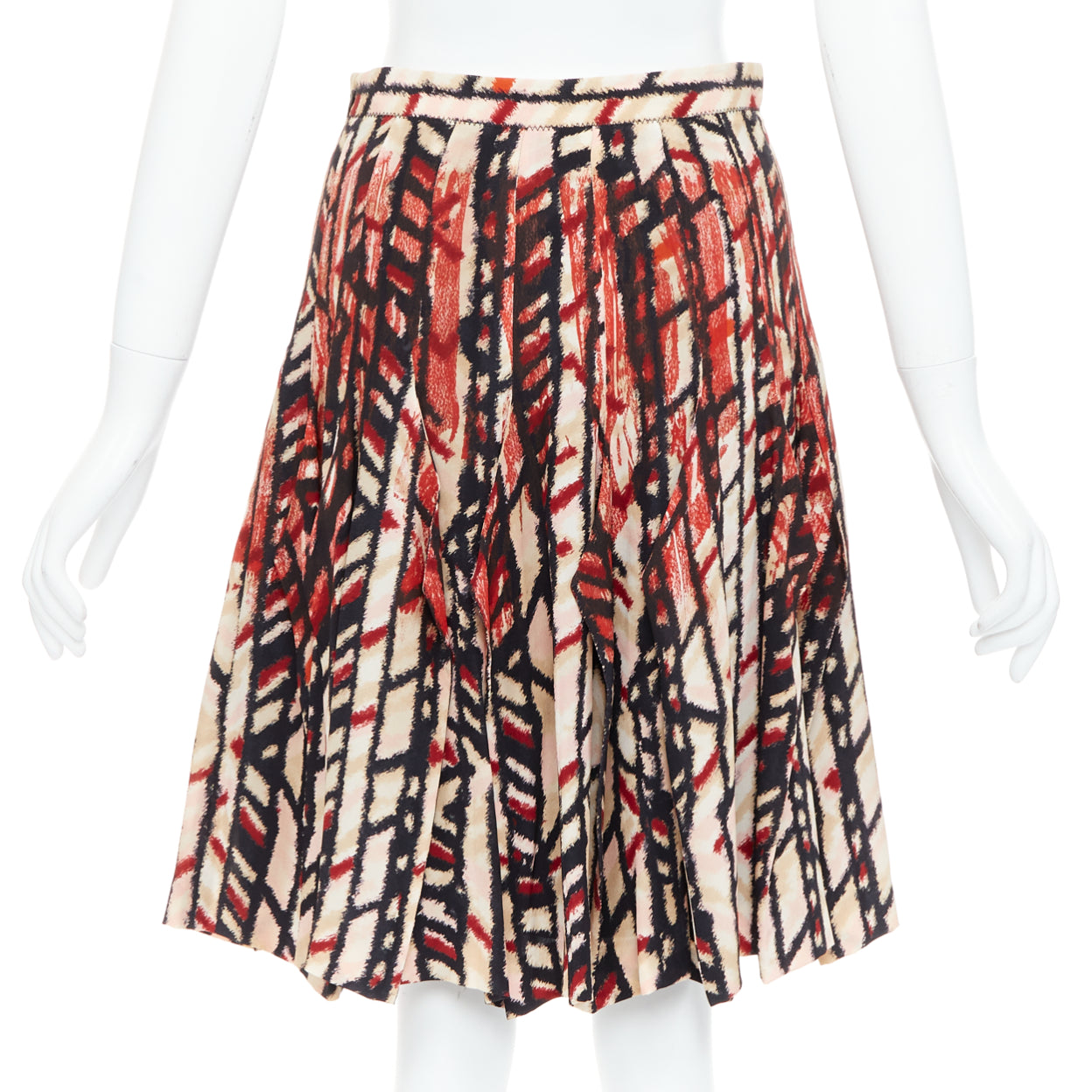 Bottega Veneta Abstract Pleated Skirt - Side view