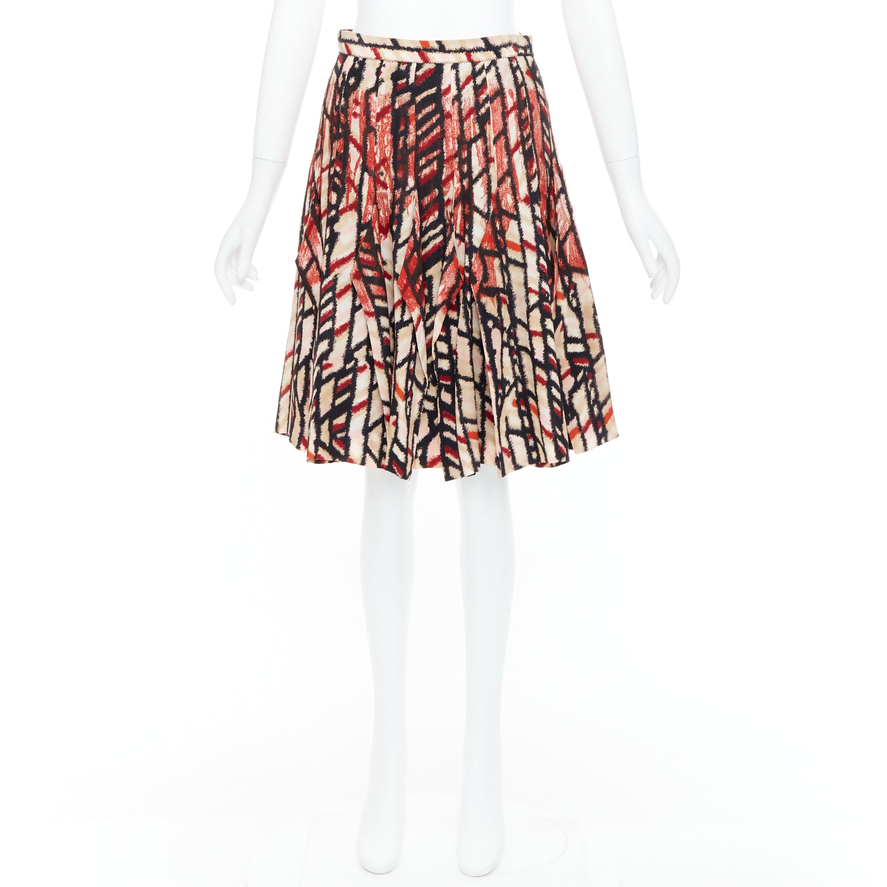 Bottega Veneta Abstract Pleated Skirt - Image 11