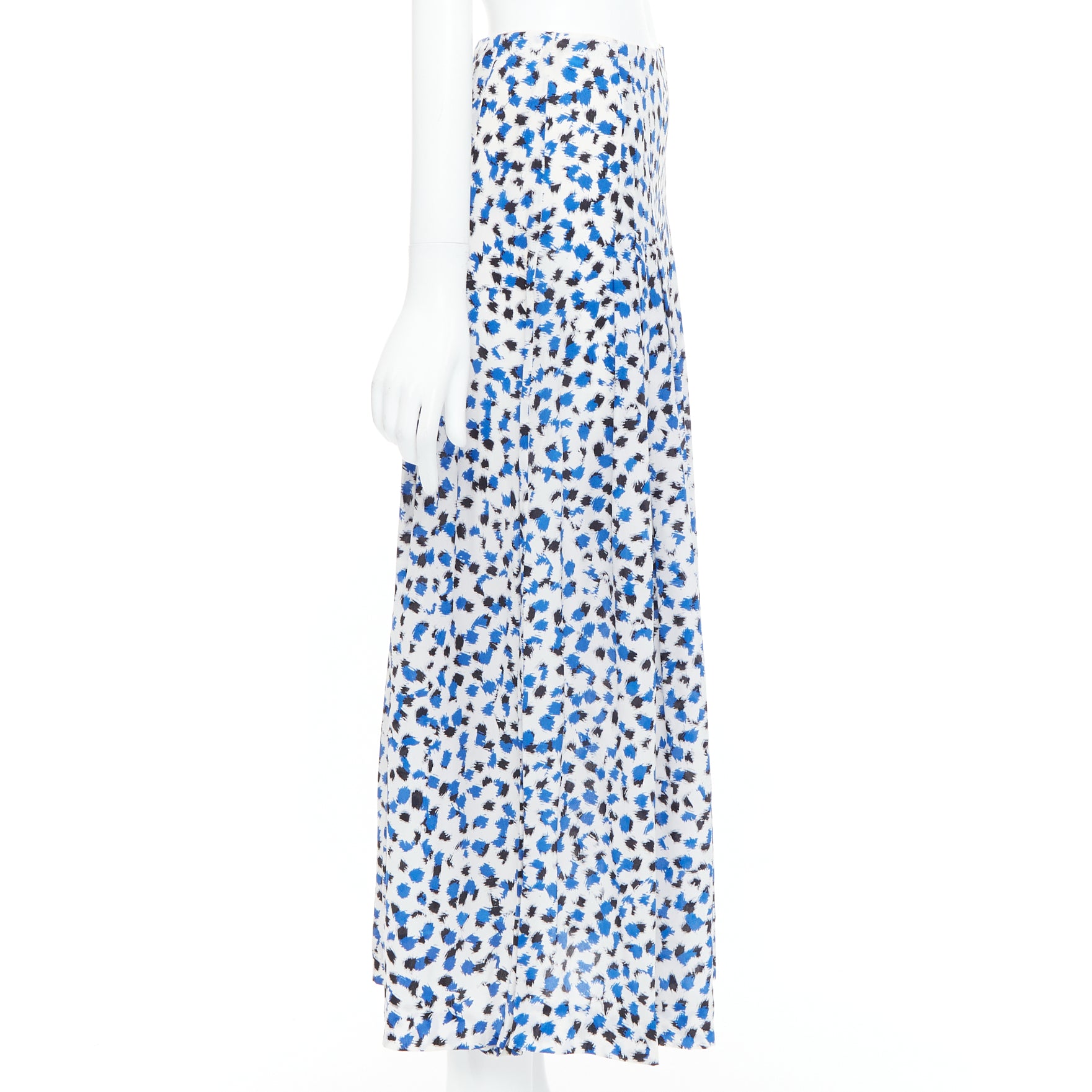 Oscar De La Renta Abstract Pleated Skirt - 4