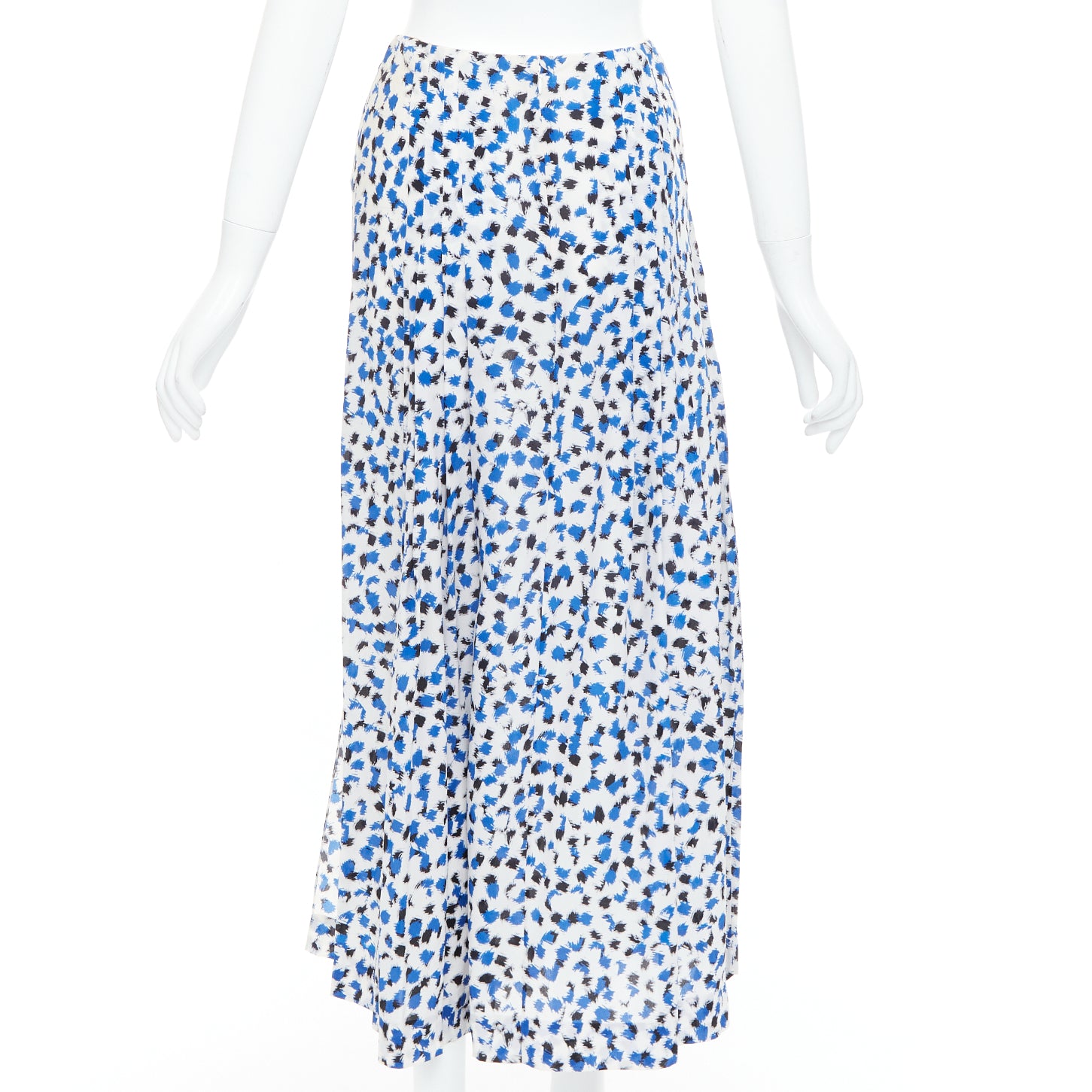 Oscar De La Renta Abstract Pleated Skirt - Side view