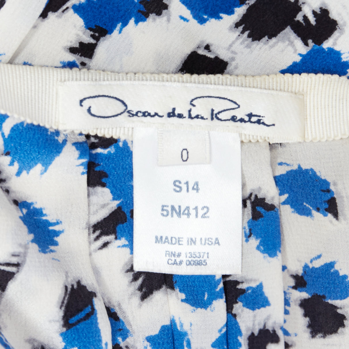 Oscar De La Renta Abstract Pleated Skirt - Image 10