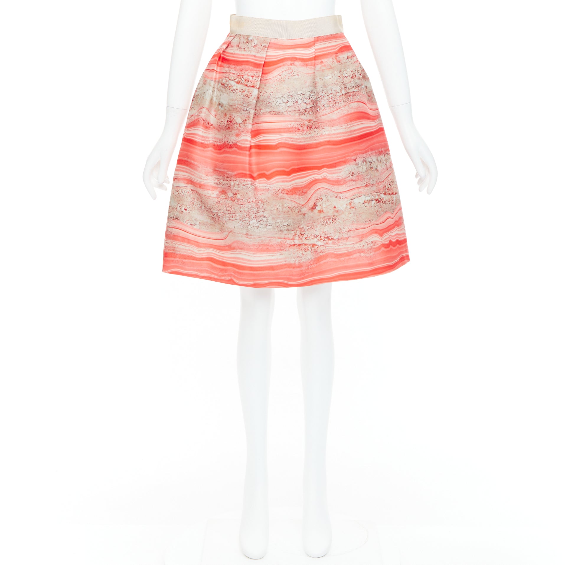 Giambattista Valli Marble A-line Skirt - Image 11
