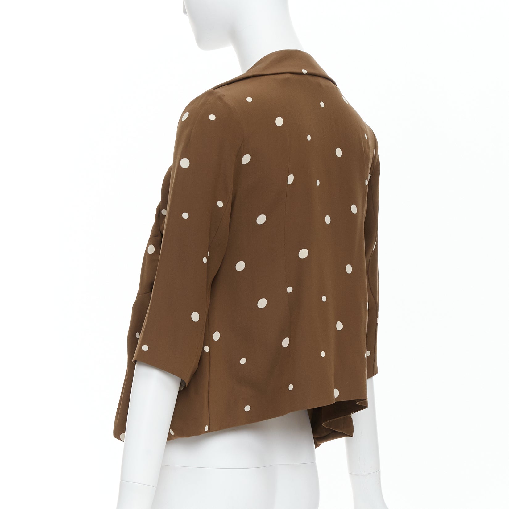 Marni Brown Polka Dot Blazer - Detail 1