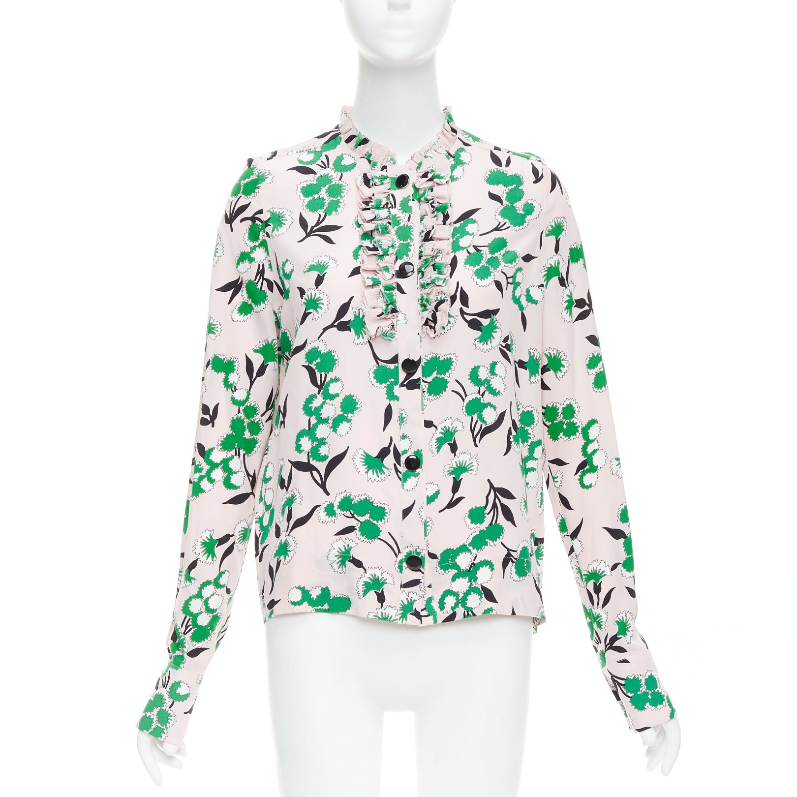 Marni Floral Ruffle Top