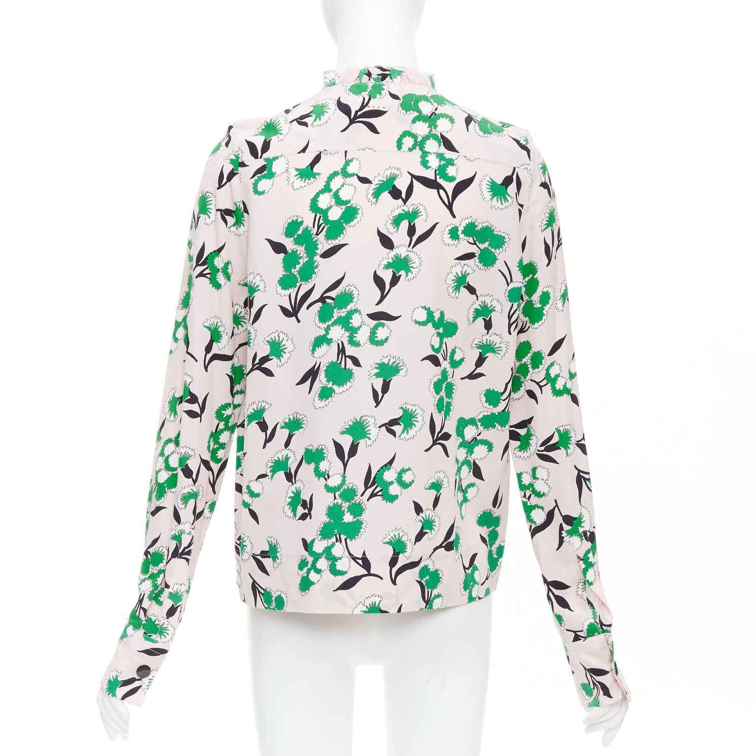 Marni Floral Ruffle Top - Side view