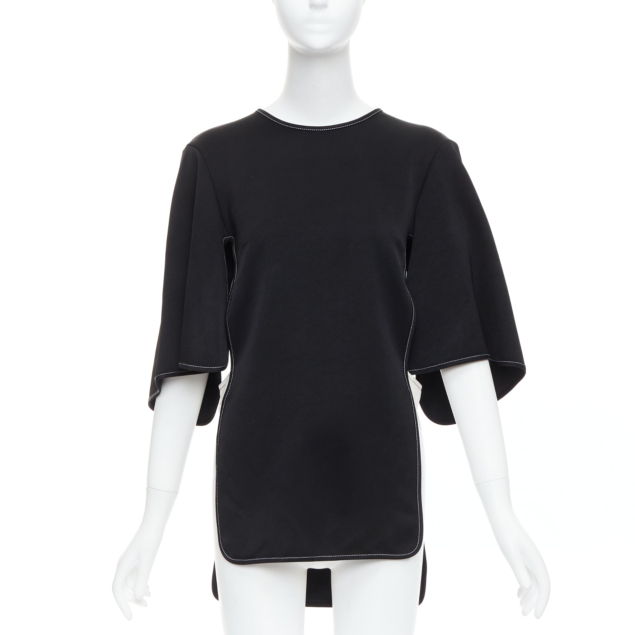 Ellery Bicolor Hi-Low Top - Back view