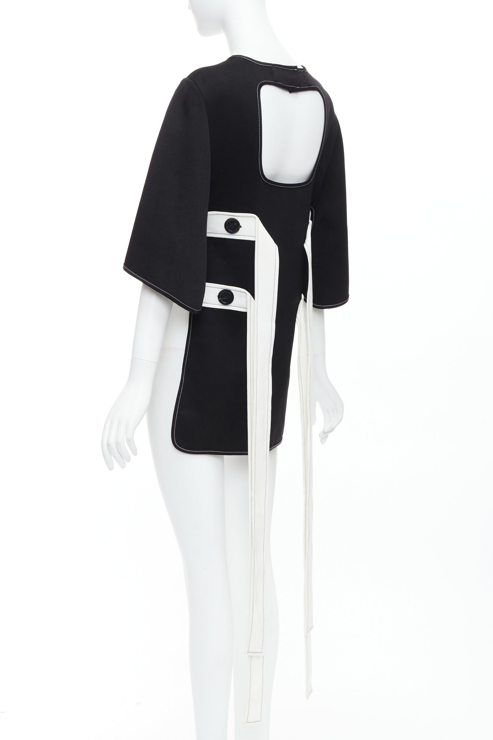 Ellery Bicolor Hi-Low Top - Side view