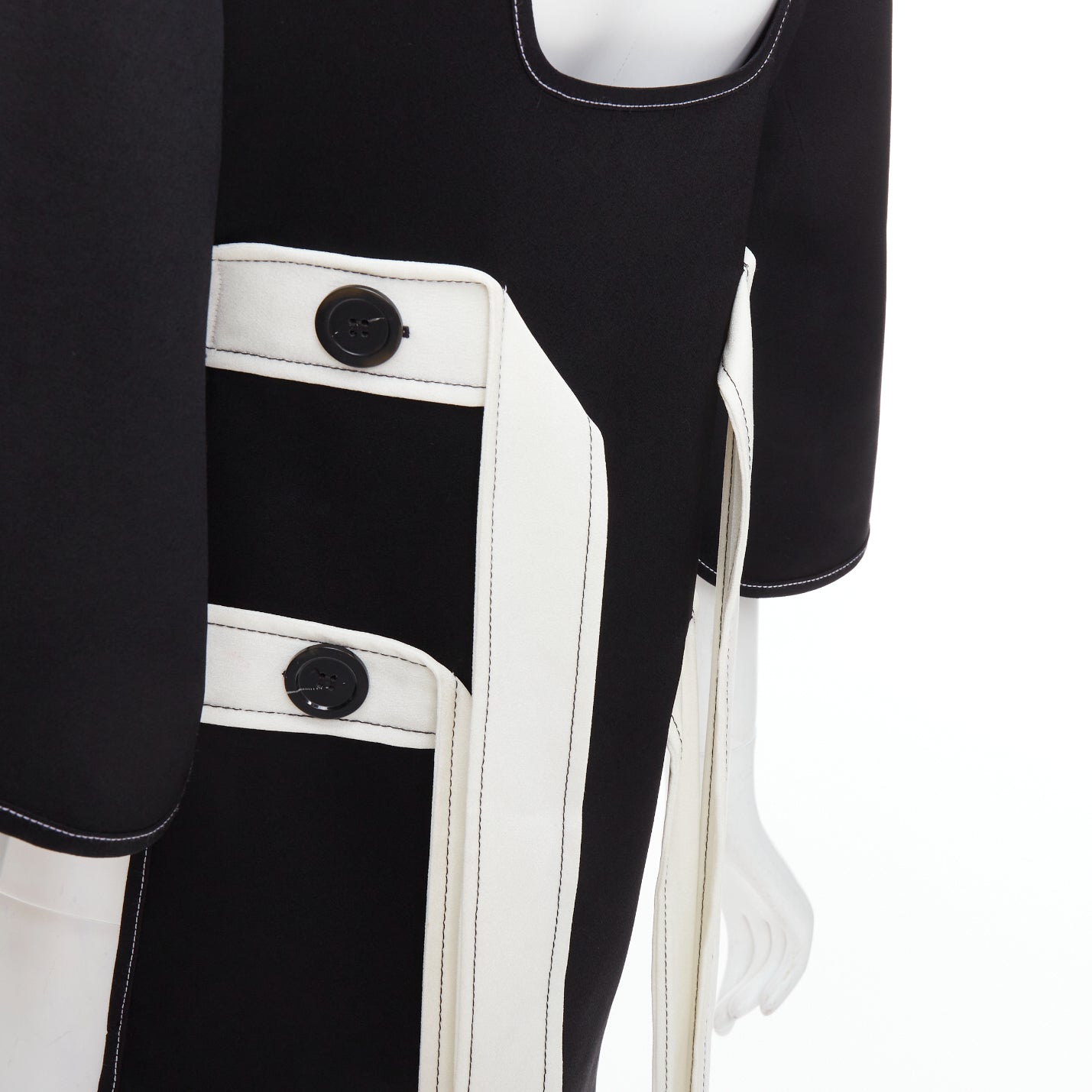 Ellery Bicolor Hi-Low Top - Detail 1