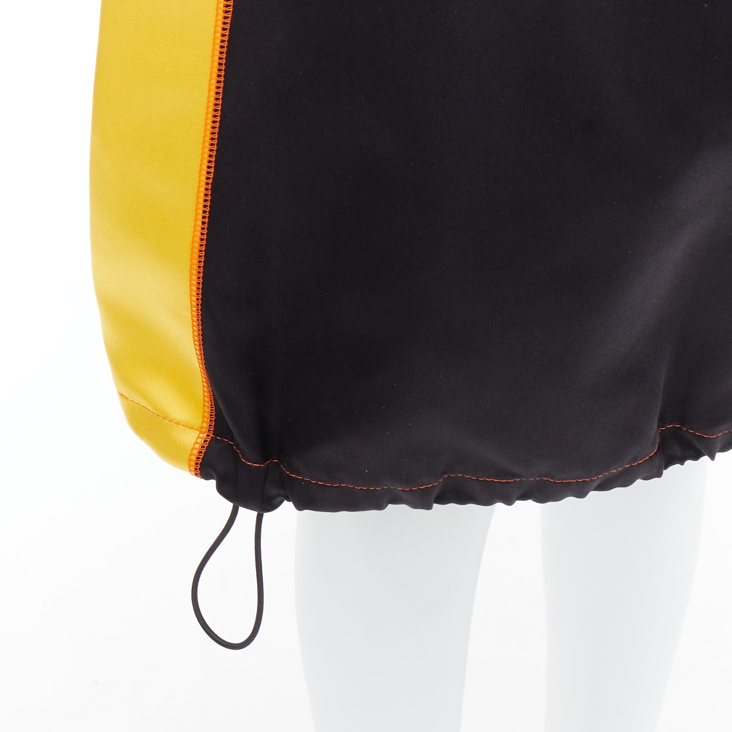 Prada Drawstring Colorblock Skirt - Back view