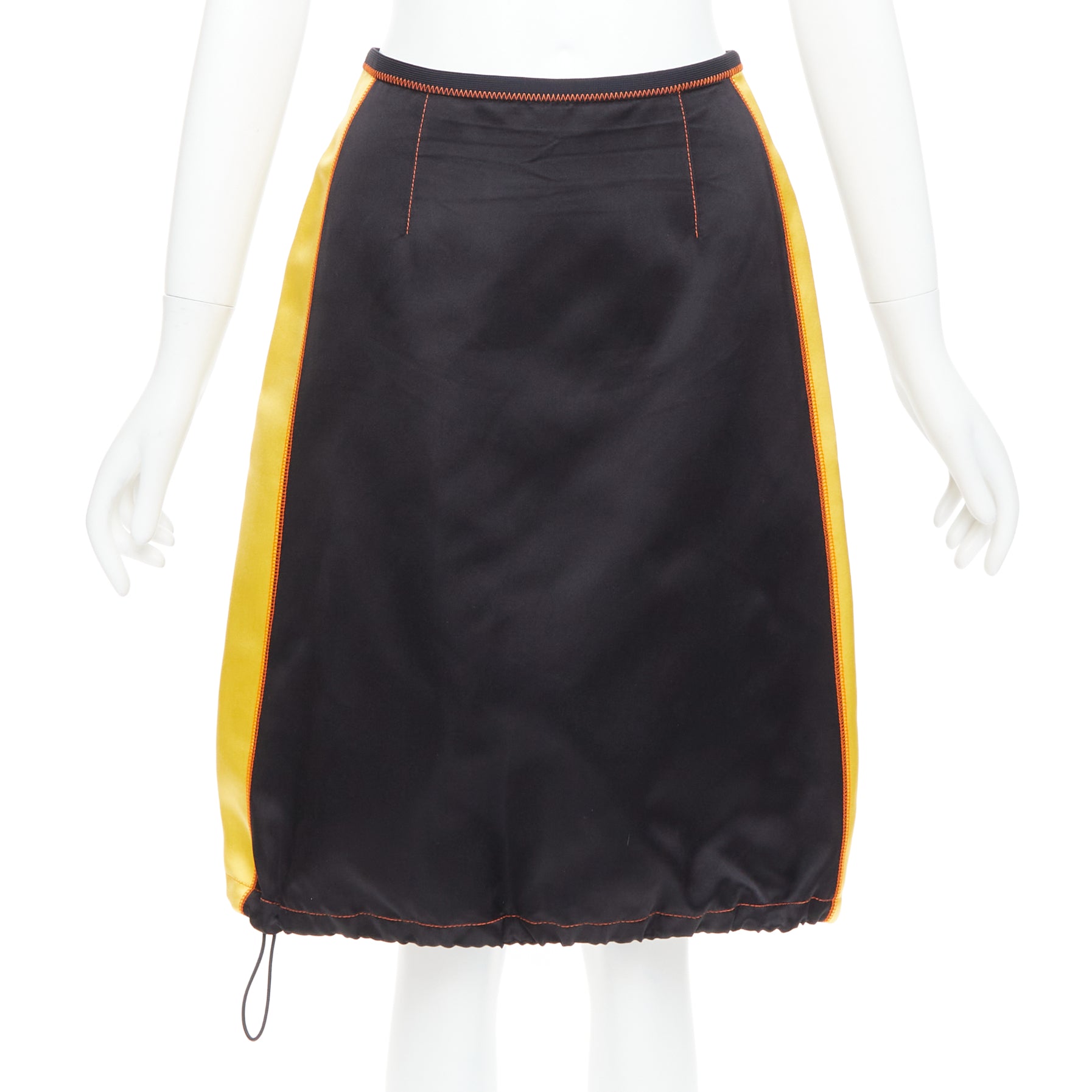 Prada Drawstring Colorblock Skirt - Image 6