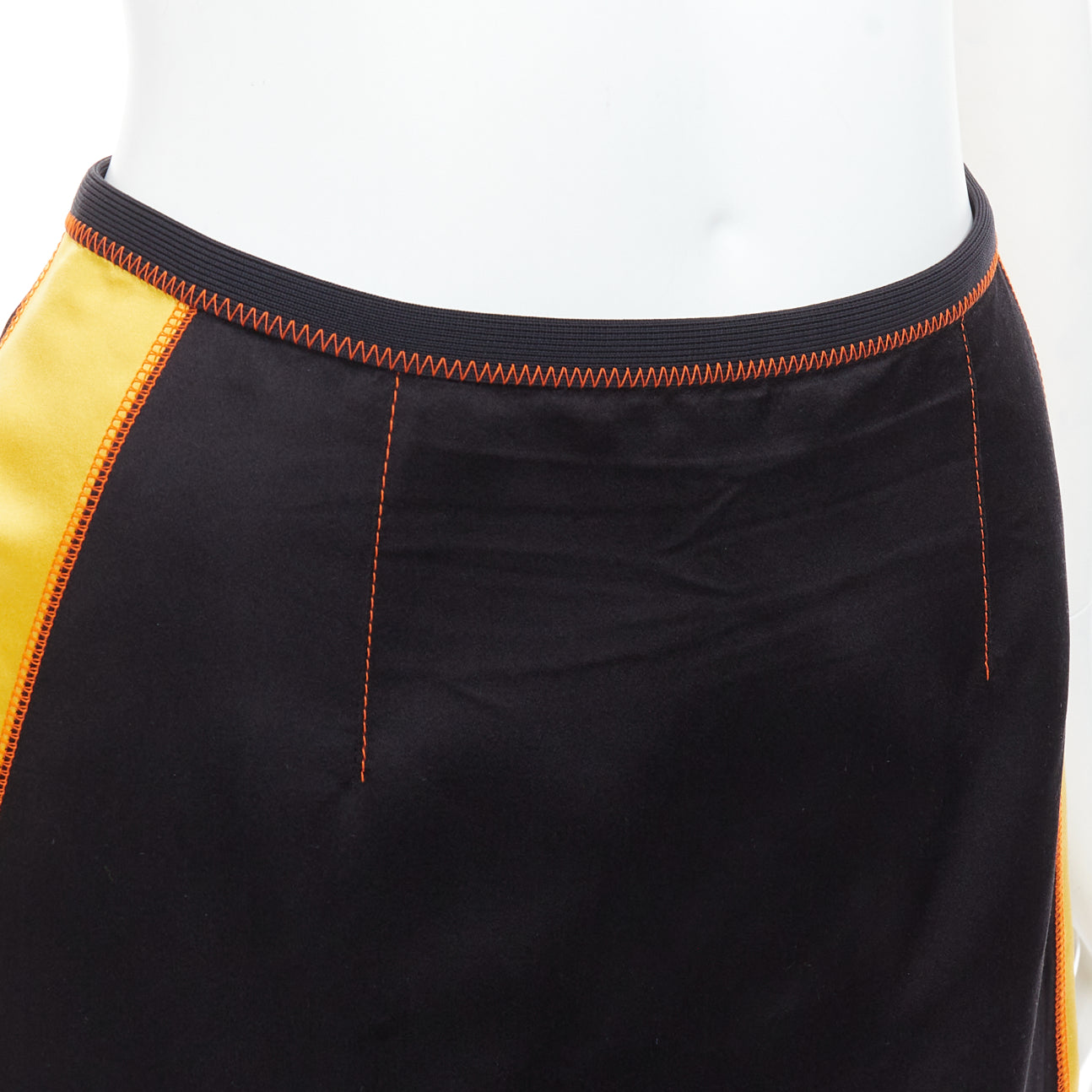 Prada Drawstring Colorblock Skirt - Detail 2