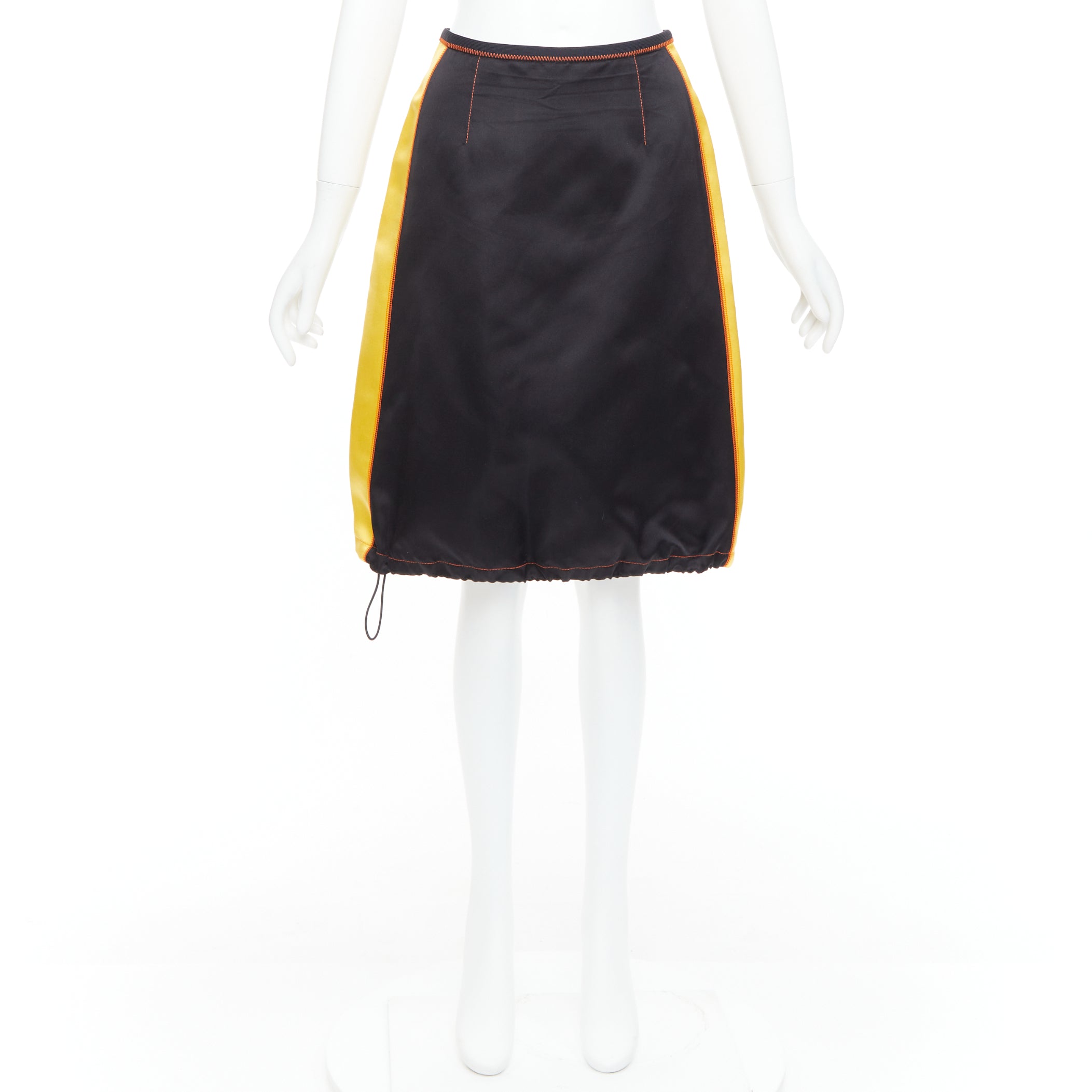 Prada Drawstring Colorblock Skirt - Image 11