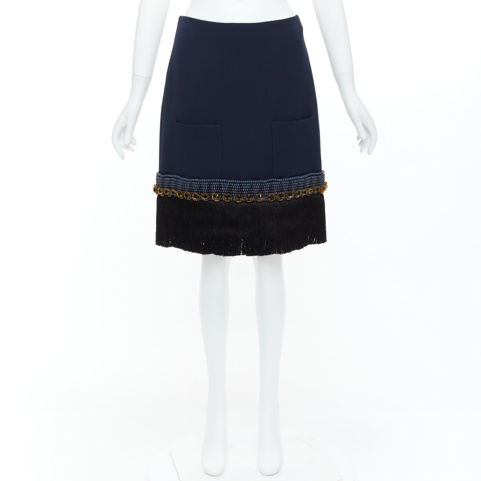 Marni Fringe Hem Skirt - Image 11