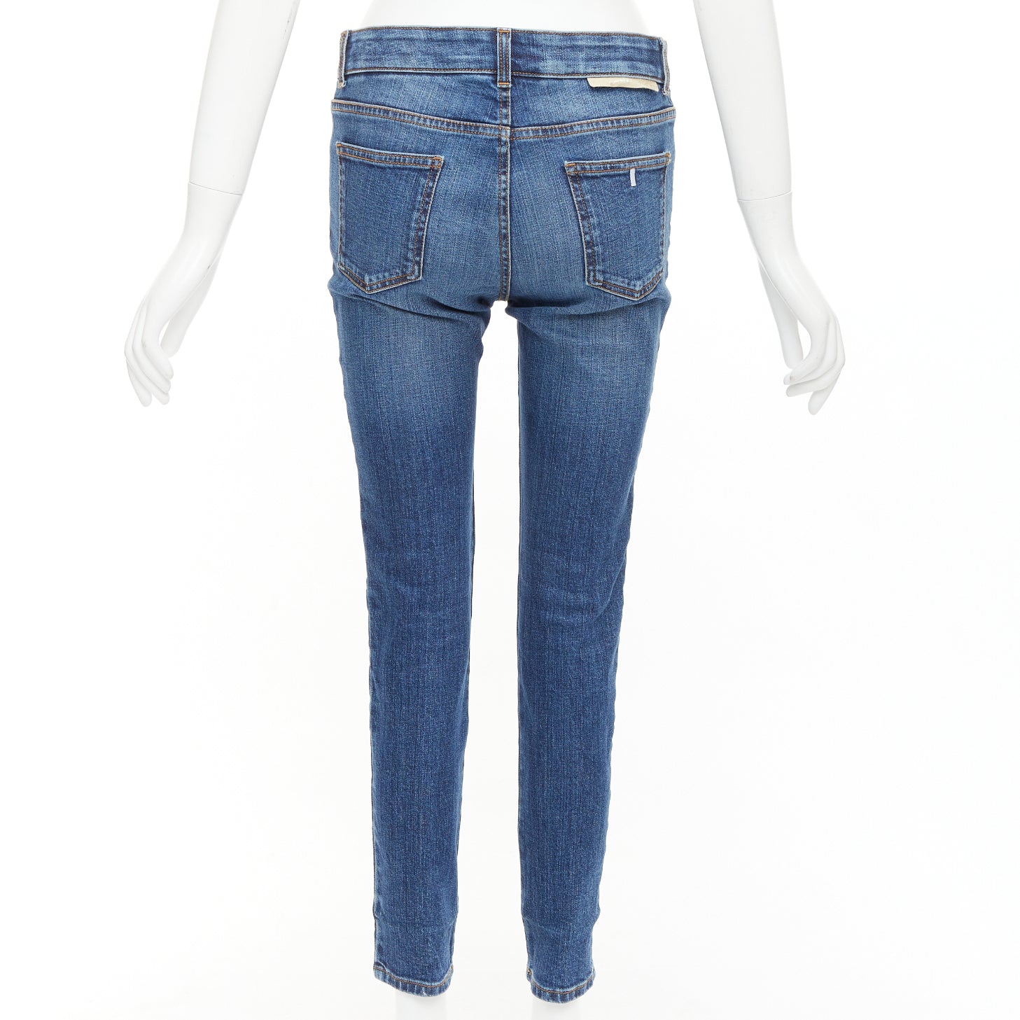Stella Mccartney Embroidery Cropped Jeans - Side view