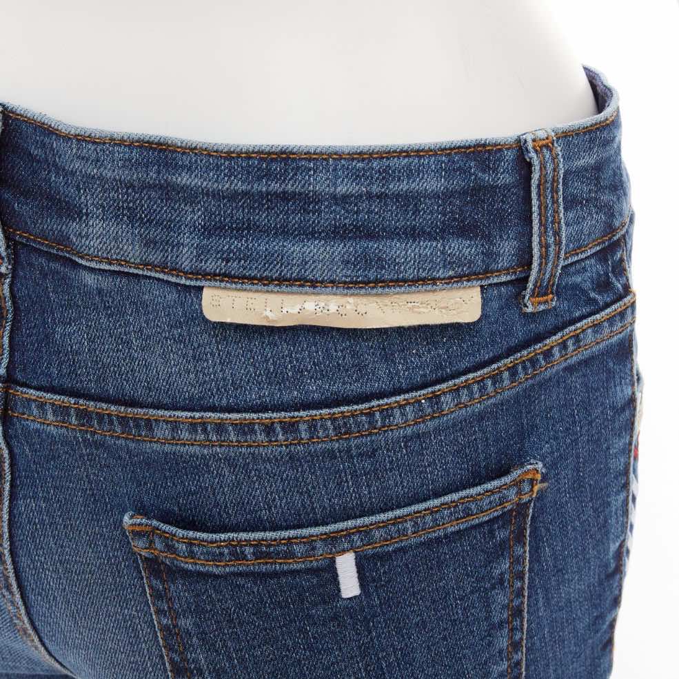 Stella Mccartney Embroidery Cropped Jeans - Detail 2