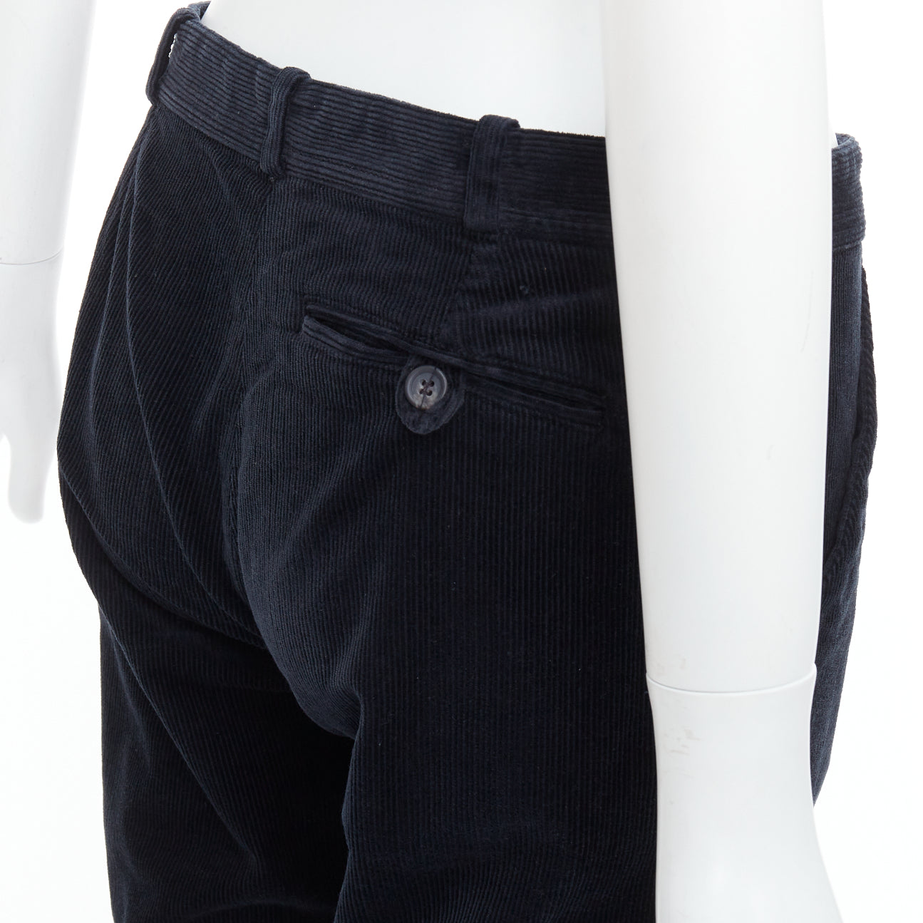 Balenciaga Corduroy Straight Pants - Back view