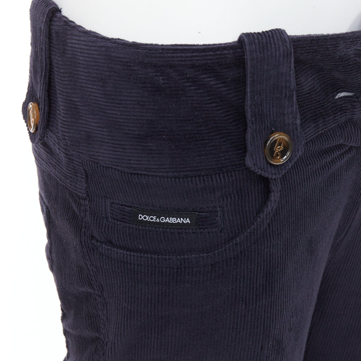 Dolce & Gabbana Logo Flared Pants - Back view