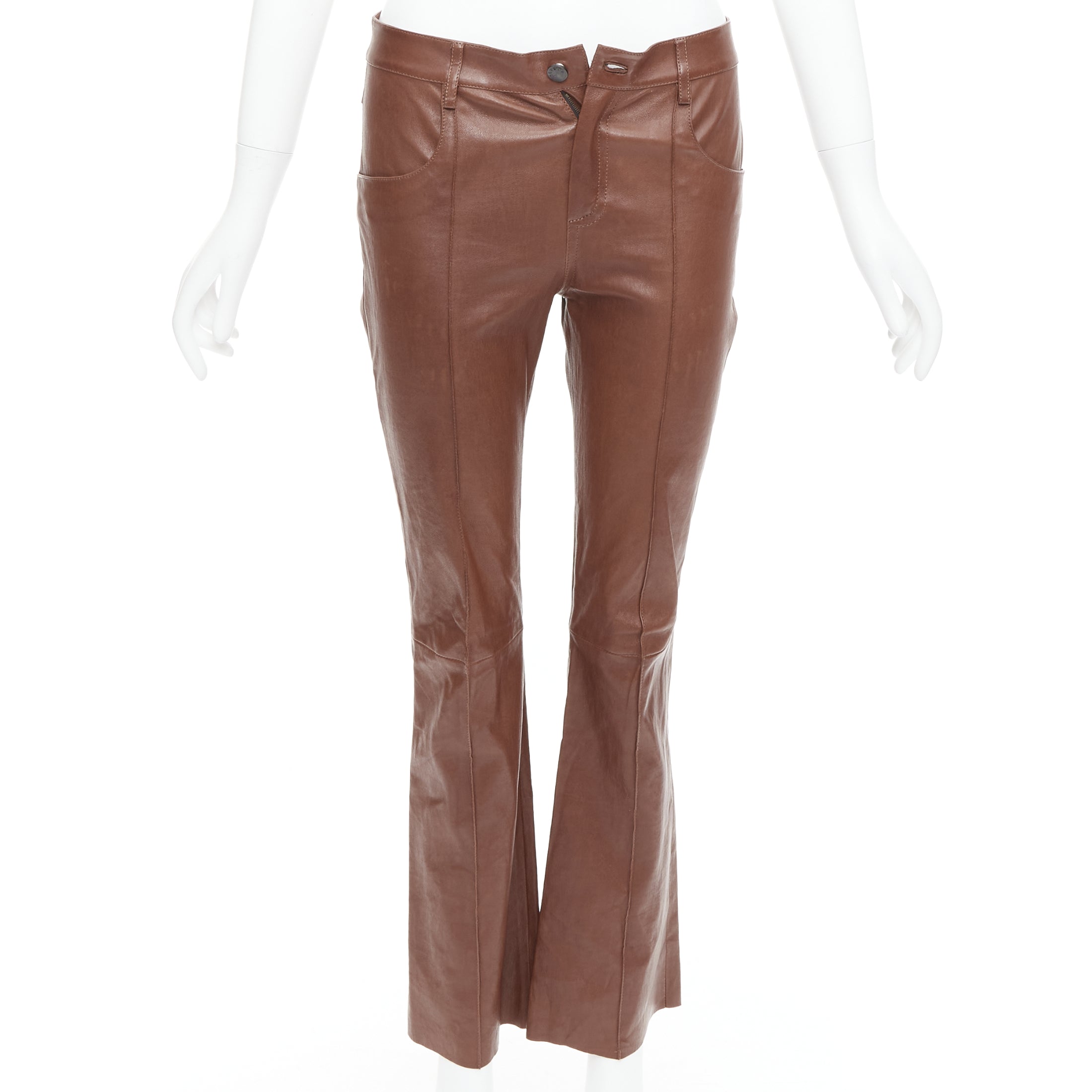Jitrois Leather Flare Pants