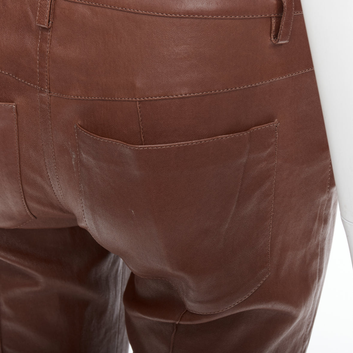Jitrois Leather Flare Pants - Detail 2