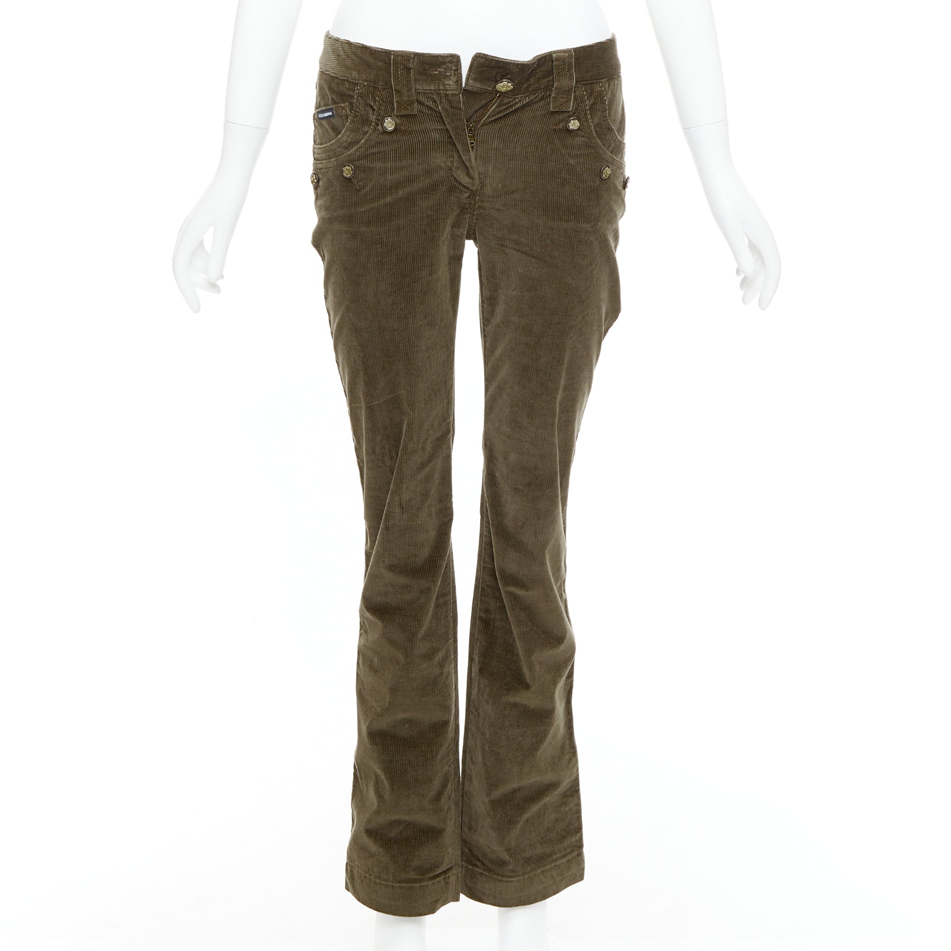 Dolce & Gabbana Corduroy Crest Pants