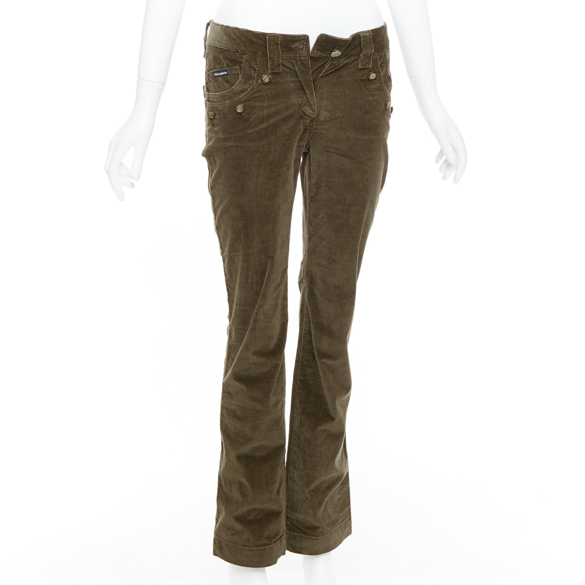 Dolce & Gabbana Corduroy Crest Pants - Image 6