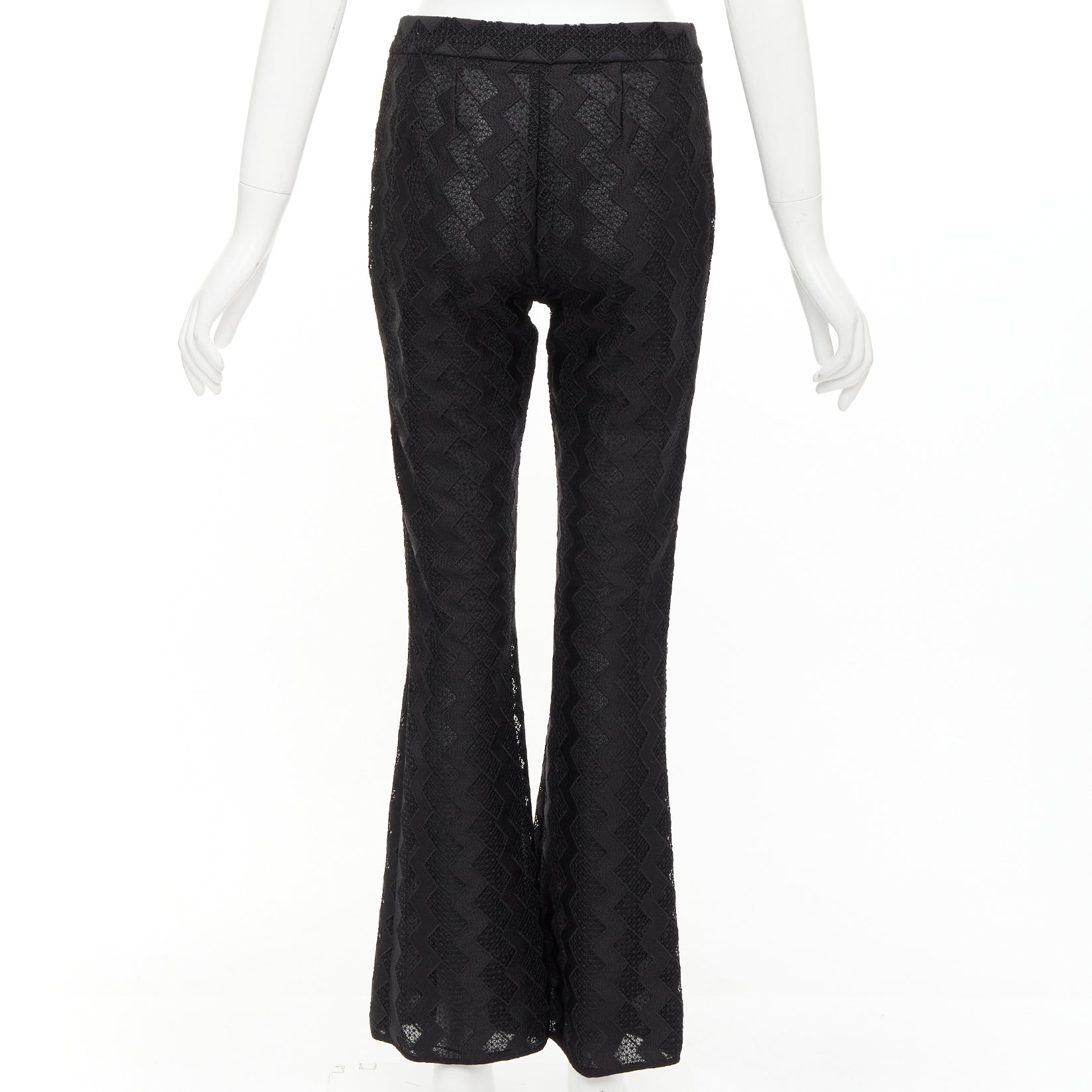 Giambattista Valli Zigzag Lace Pants - Side view