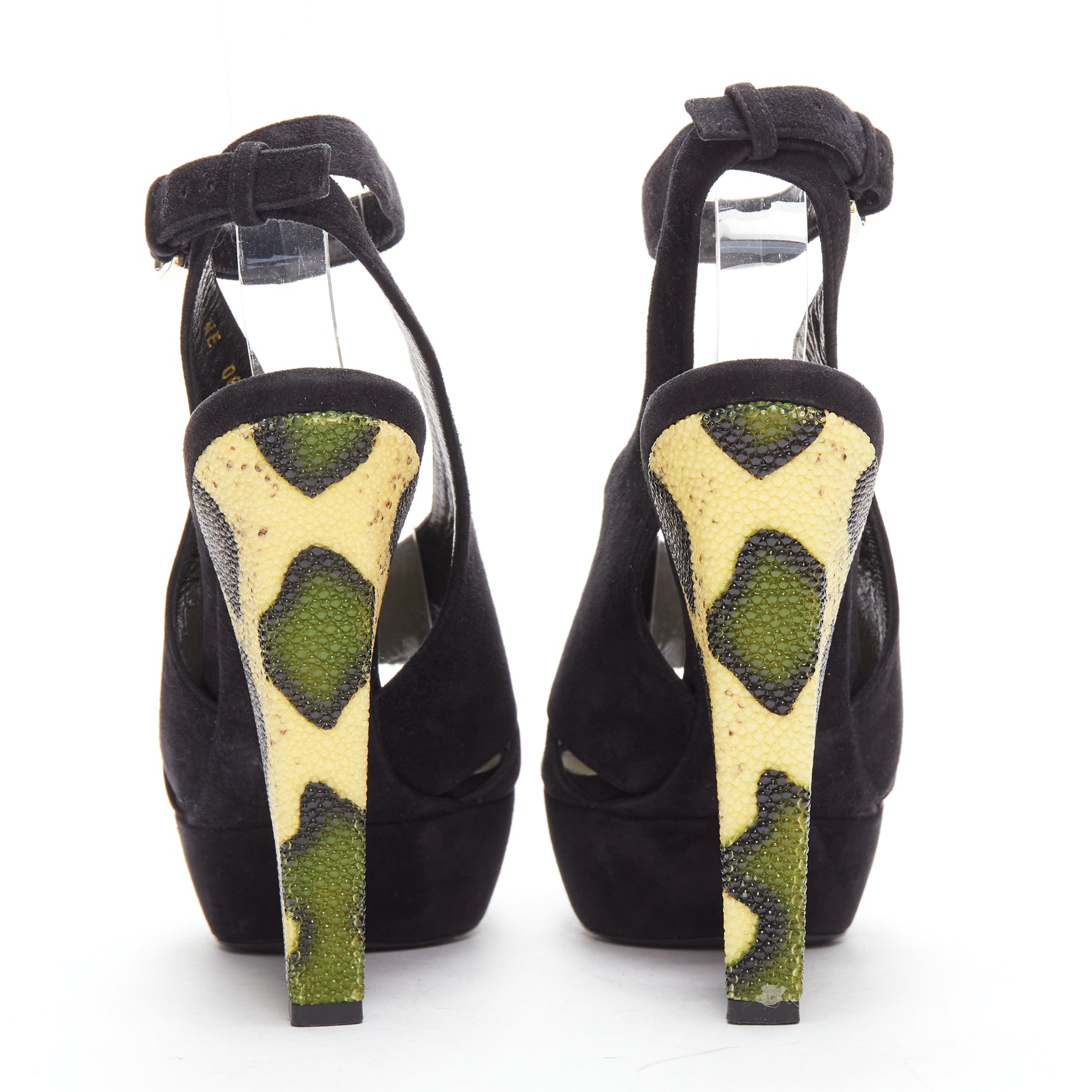 Christian Dior Scaled Platforms - Side view