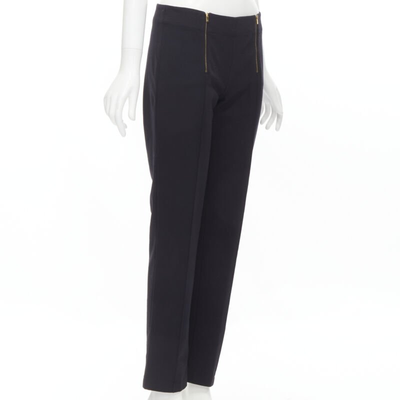 The Row Gold Zipper Leggings - Image 6