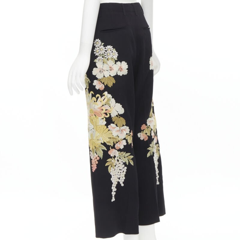 Gucci Floral Wide Pants - Detail 1