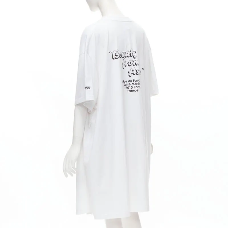 Vetements We Love Hometown Sweater White Cotton Very good - Box View