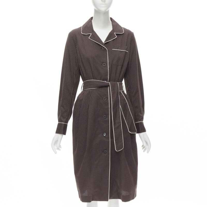 Dries Van Noten Pyjama Robe Dress