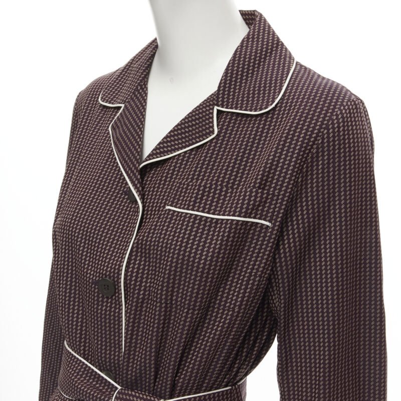 Dries Van Noten Pyjama Robe Dress - Back view