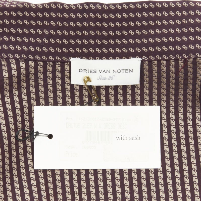 Dries Van Noten Pyjama Robe Dress - Image 10