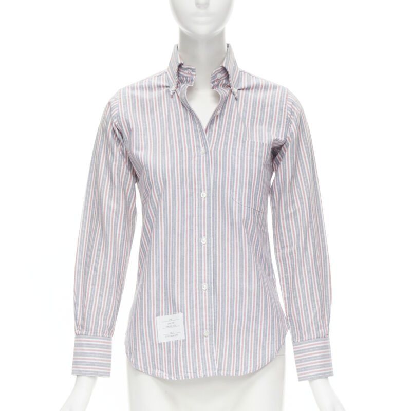 Thom Browne Slim Fit Stripe Shirt