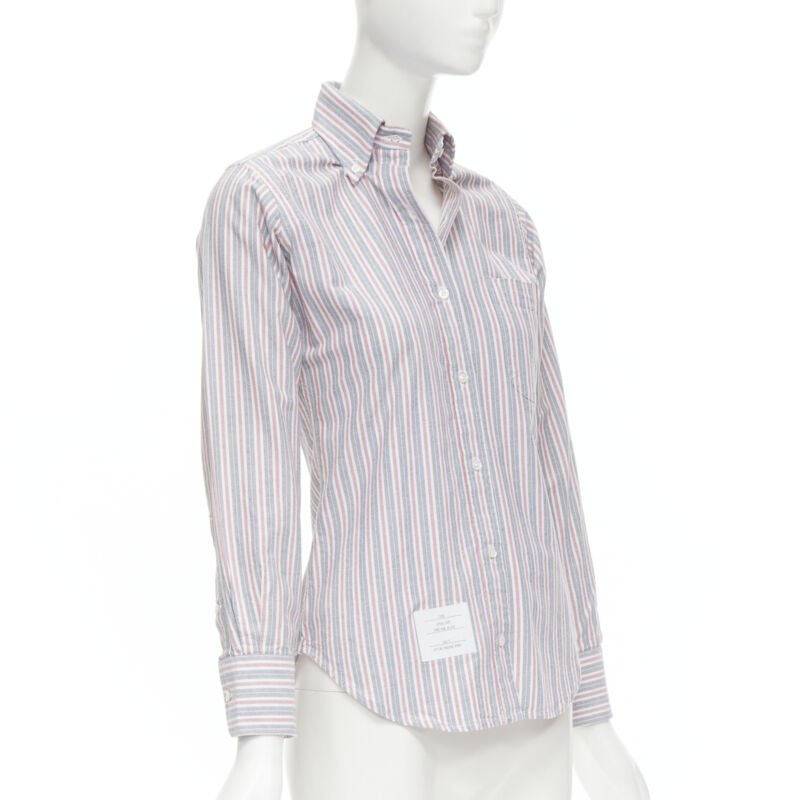 Thom Browne Slim Fit Stripe Shirt - Image 6
