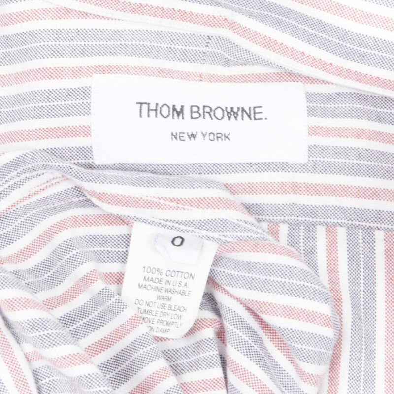 Thom Browne Slim Fit Stripe Shirt - Image 12