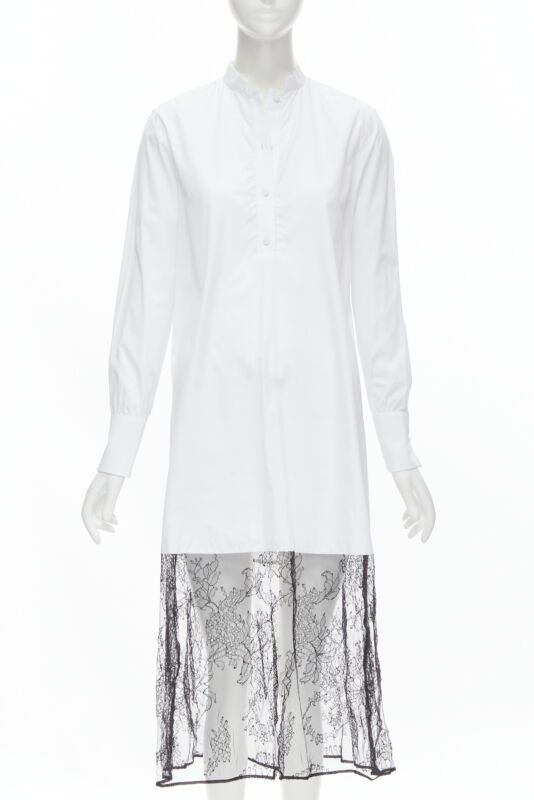 Valentino Garavani Lace Hem Dress