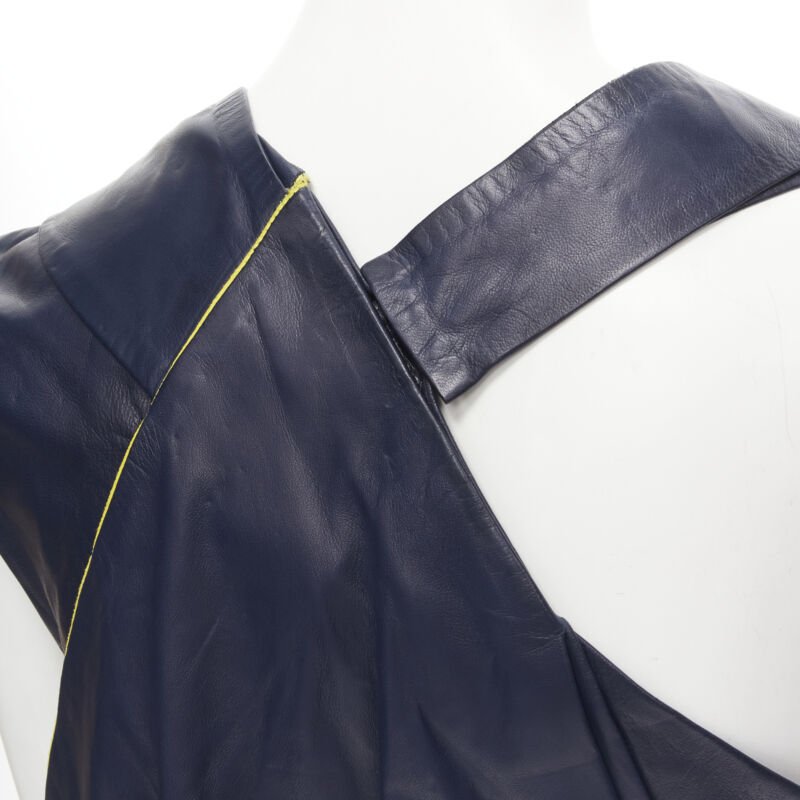 Balenciaga Pleated Leather Top - Image 12