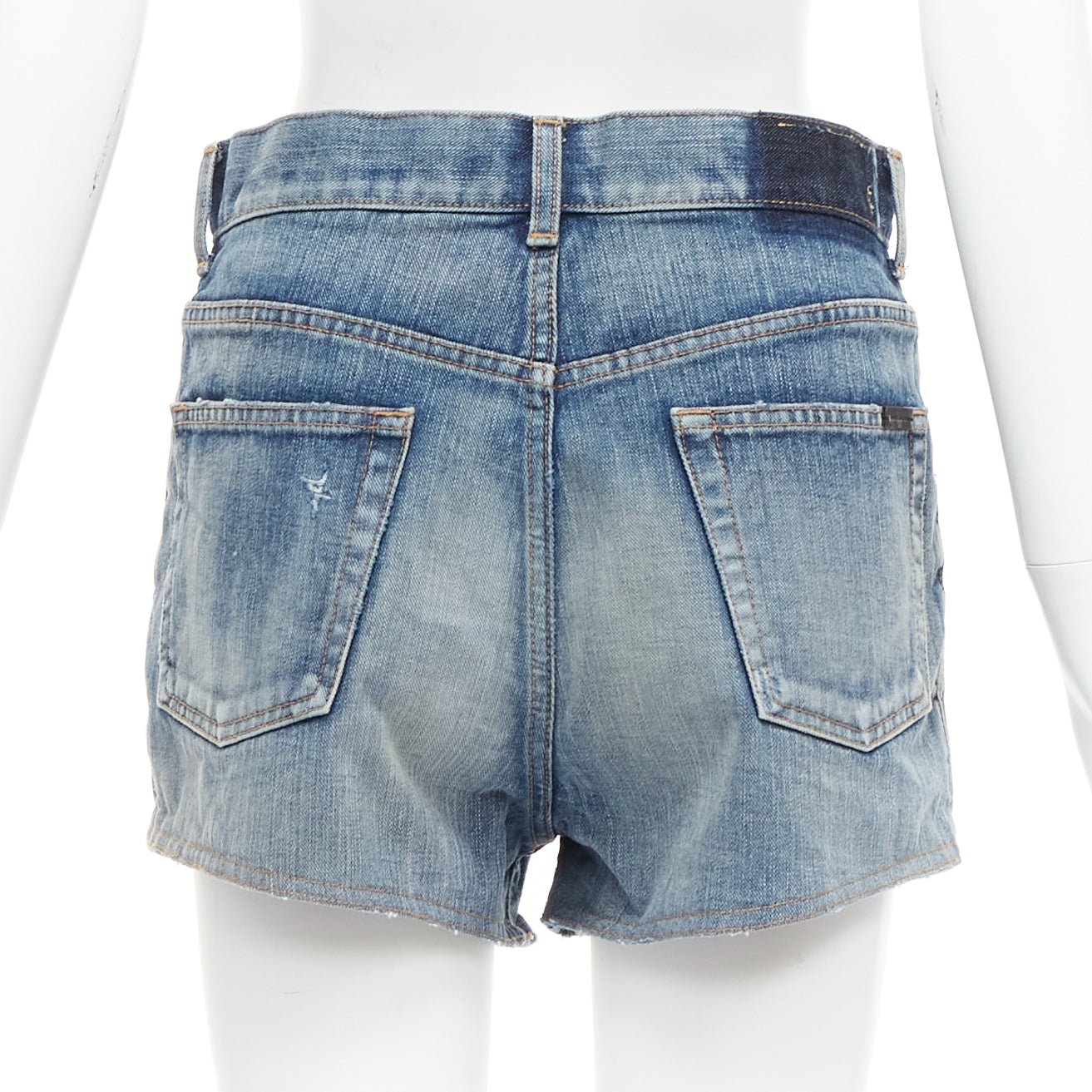 Saint Laurent Padded Wide Shorts - Side view