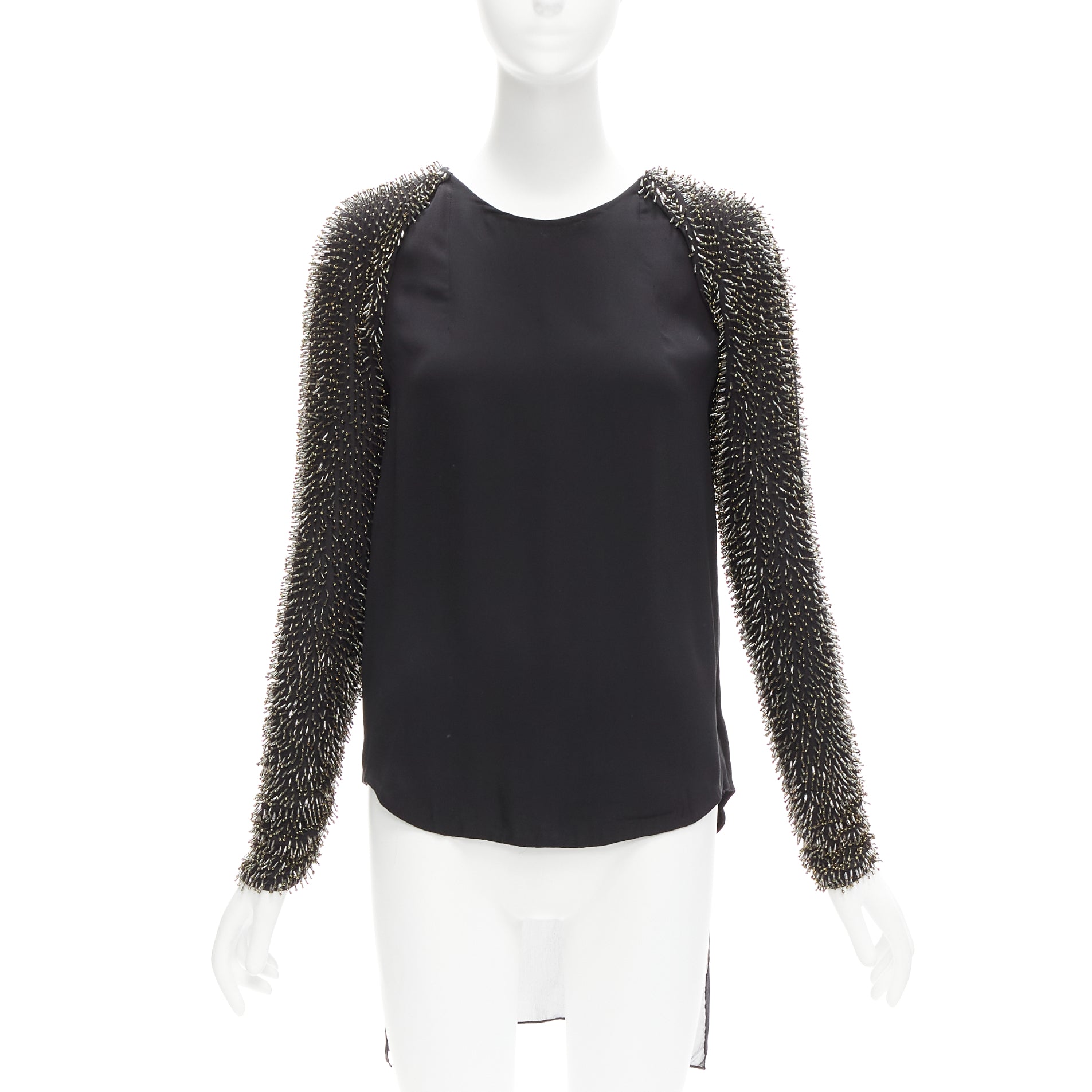 3.1 Phillip Lim Beaded Raglan Top