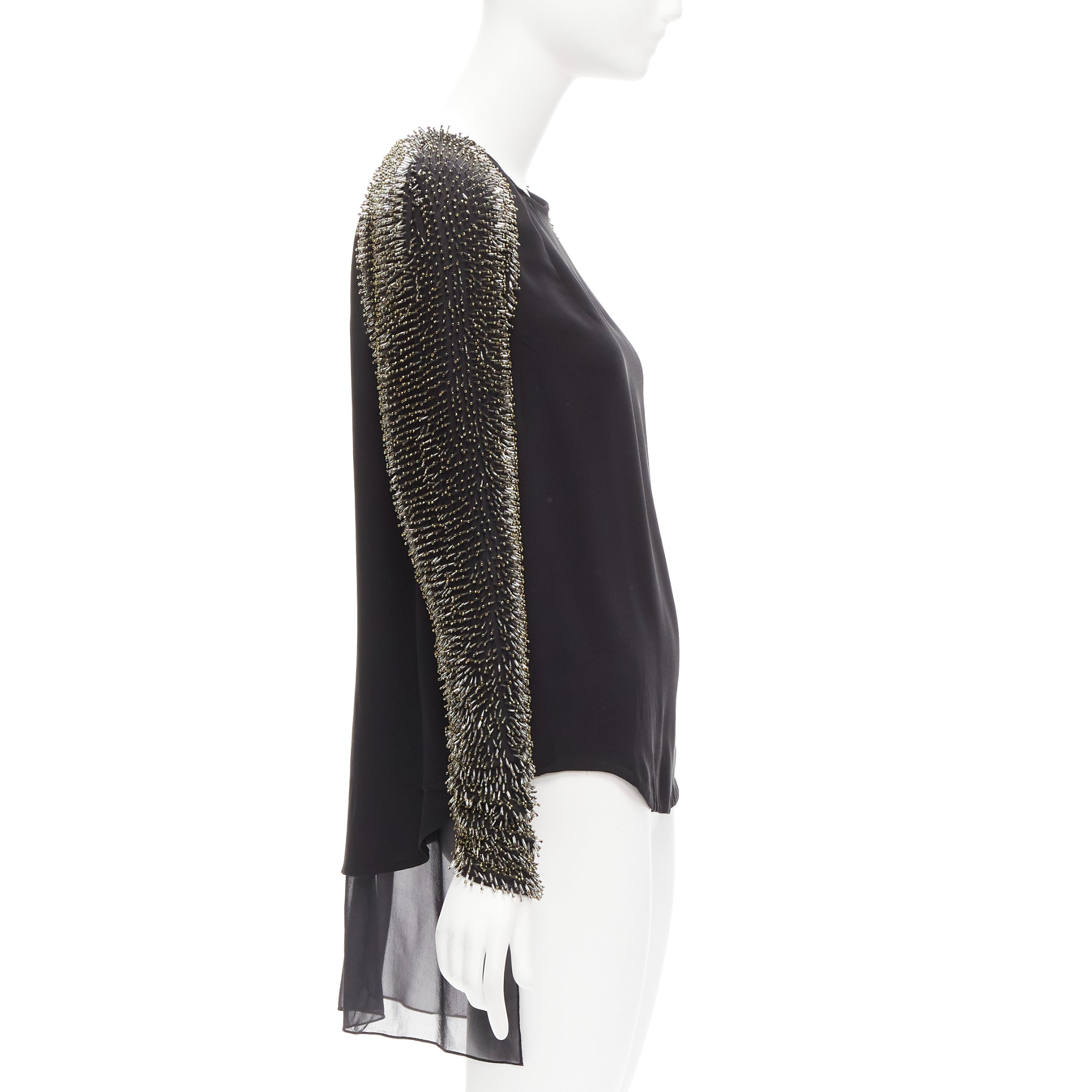 3.1 Phillip Lim Beaded Raglan Top - 4