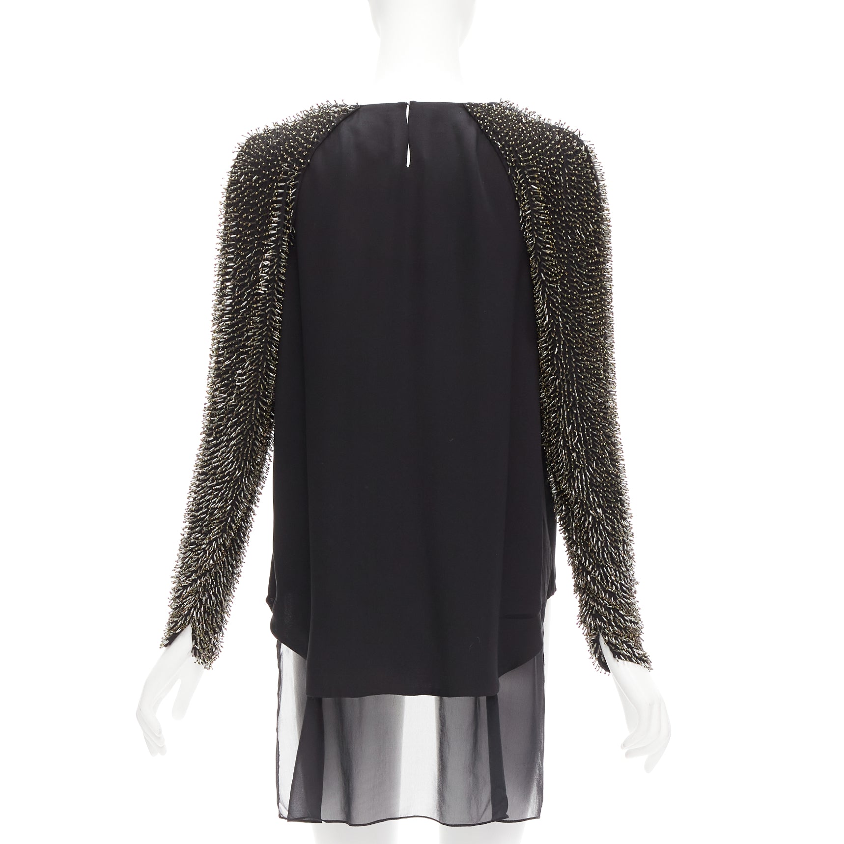 3.1 Phillip Lim Beaded Raglan Top - Side view