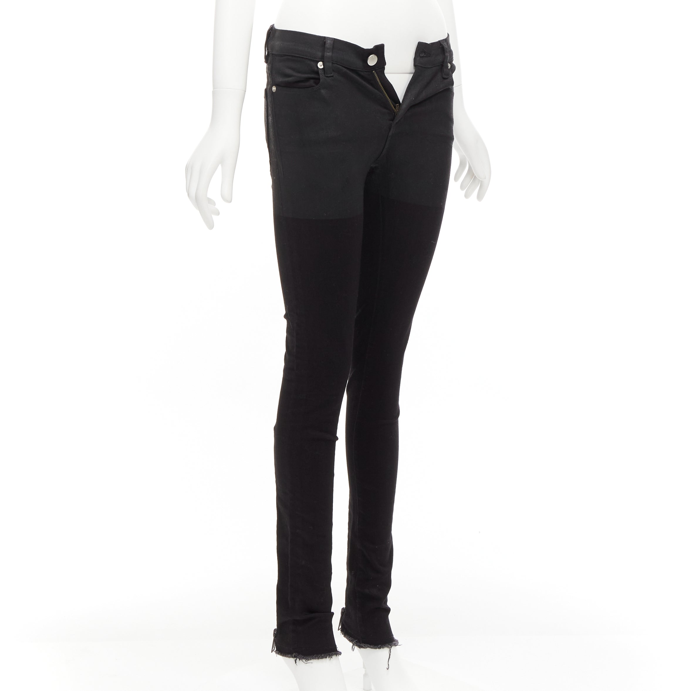 Alyx Black Fray Skinny Jeans - Image 6
