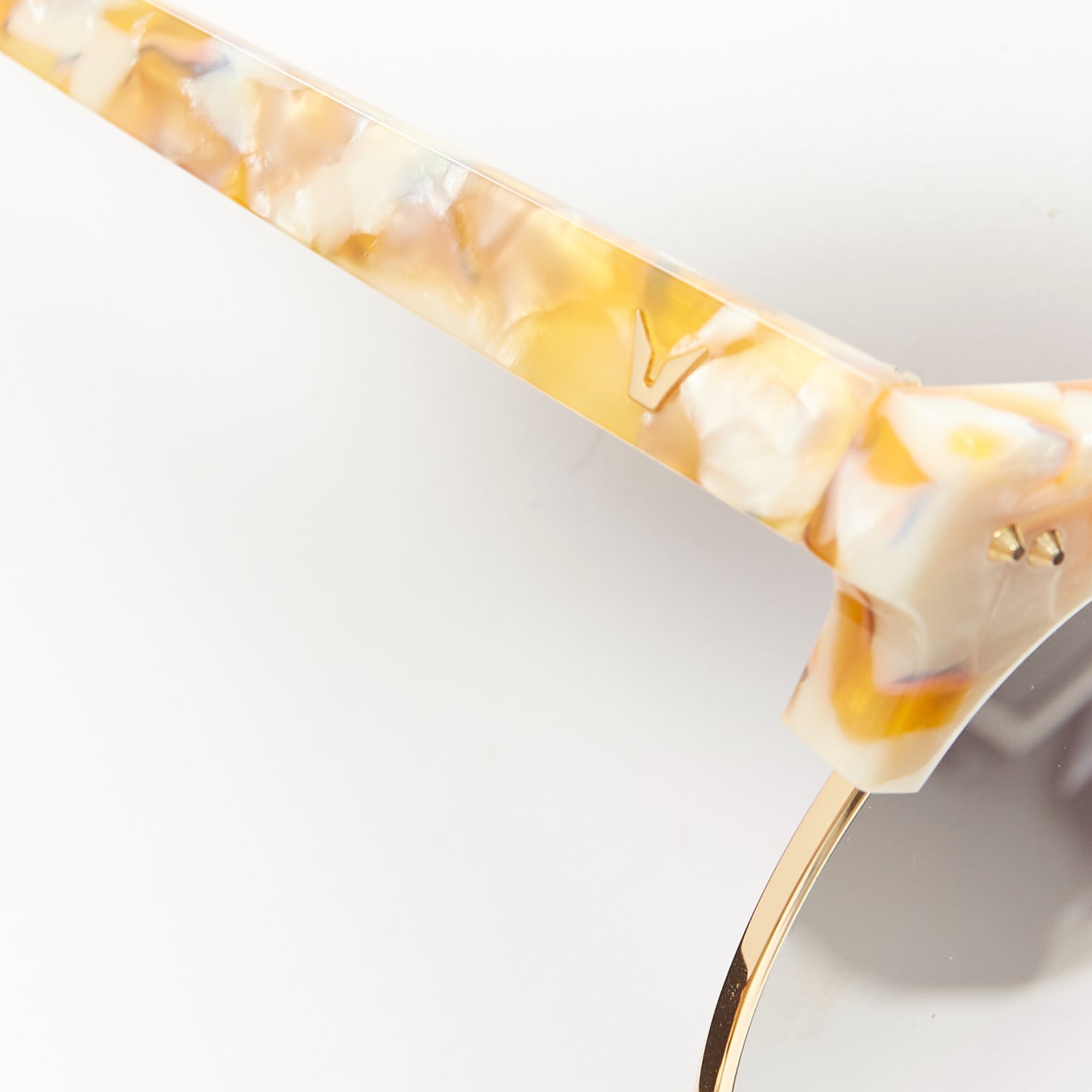 Gentle Monster Reflective Cateye Glasses - Back view