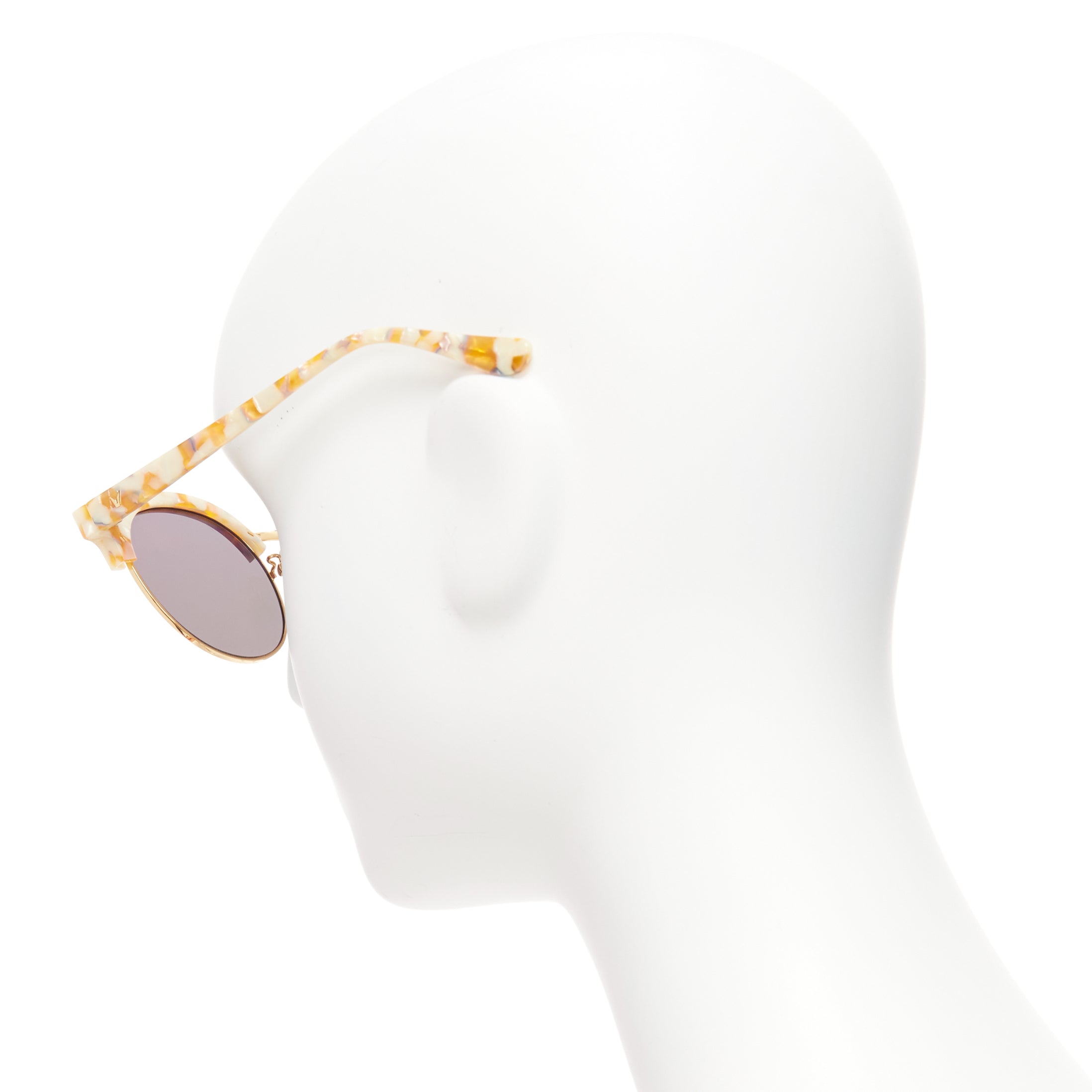 Gentle Monster Reflective Cateye Glasses - Detail 1