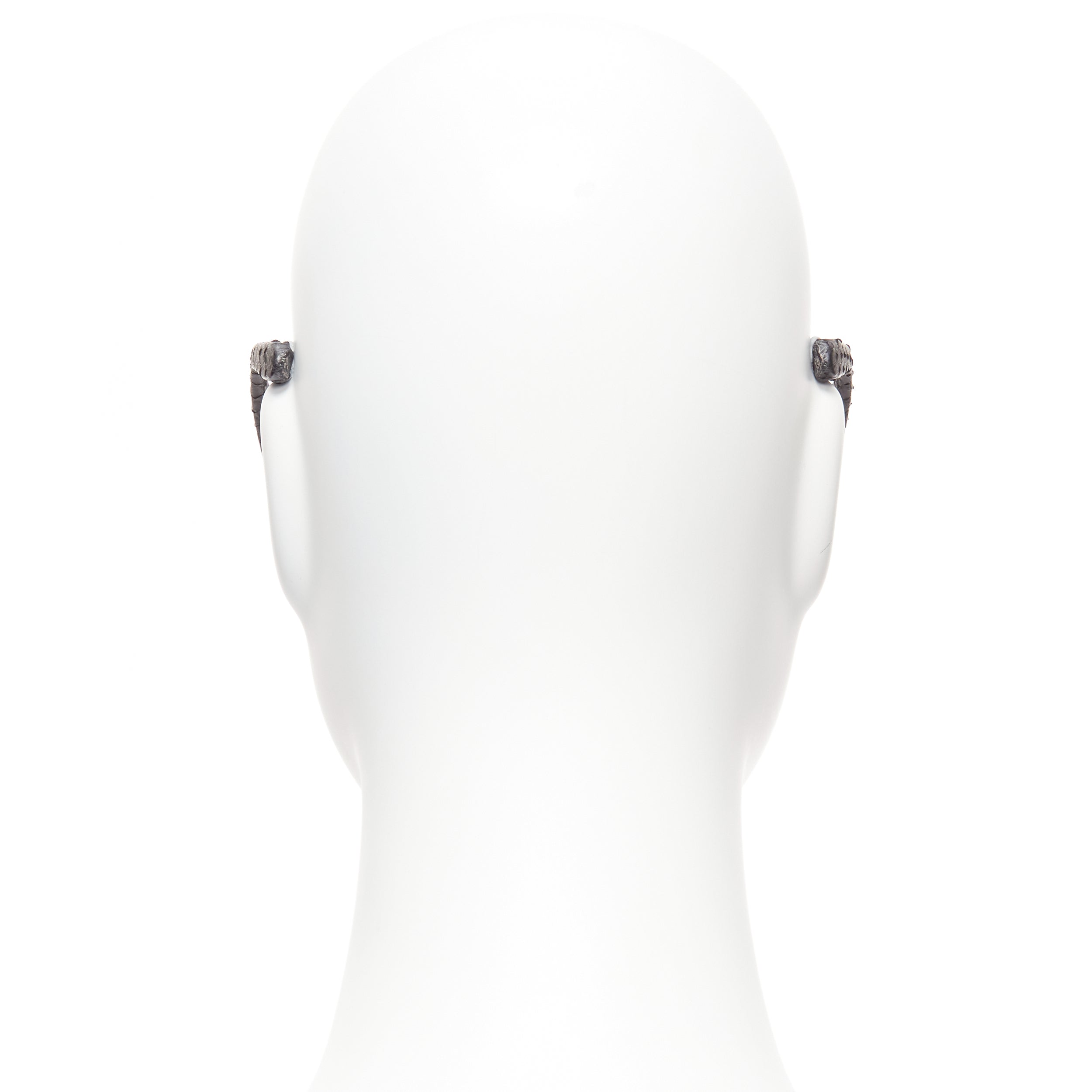 Linda Farrow Scaled Gold Sunglasses - Side view