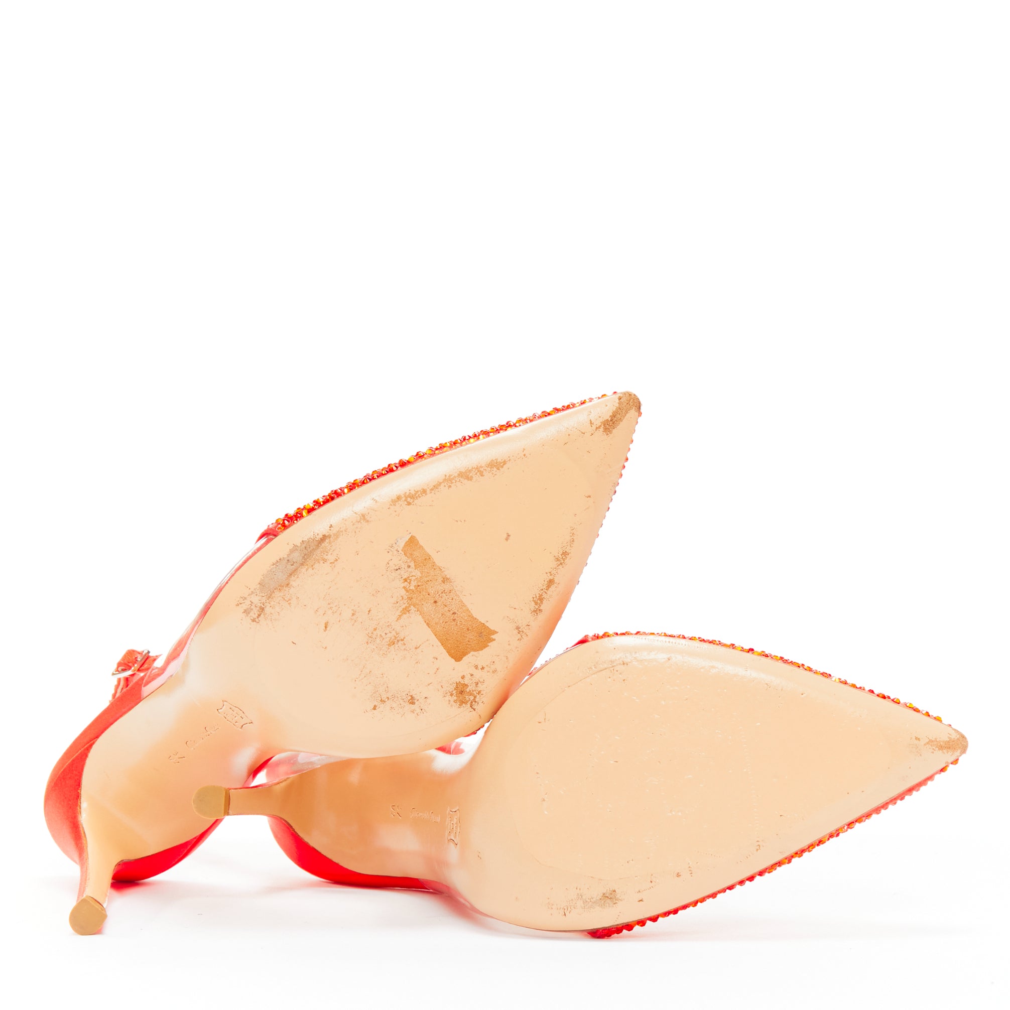 Gianvito Rossi Crystal Sling Pumps - Image 13