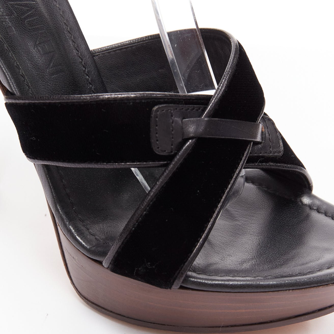 Yves Saint Laurent Claw Fur Platforms - Image 10