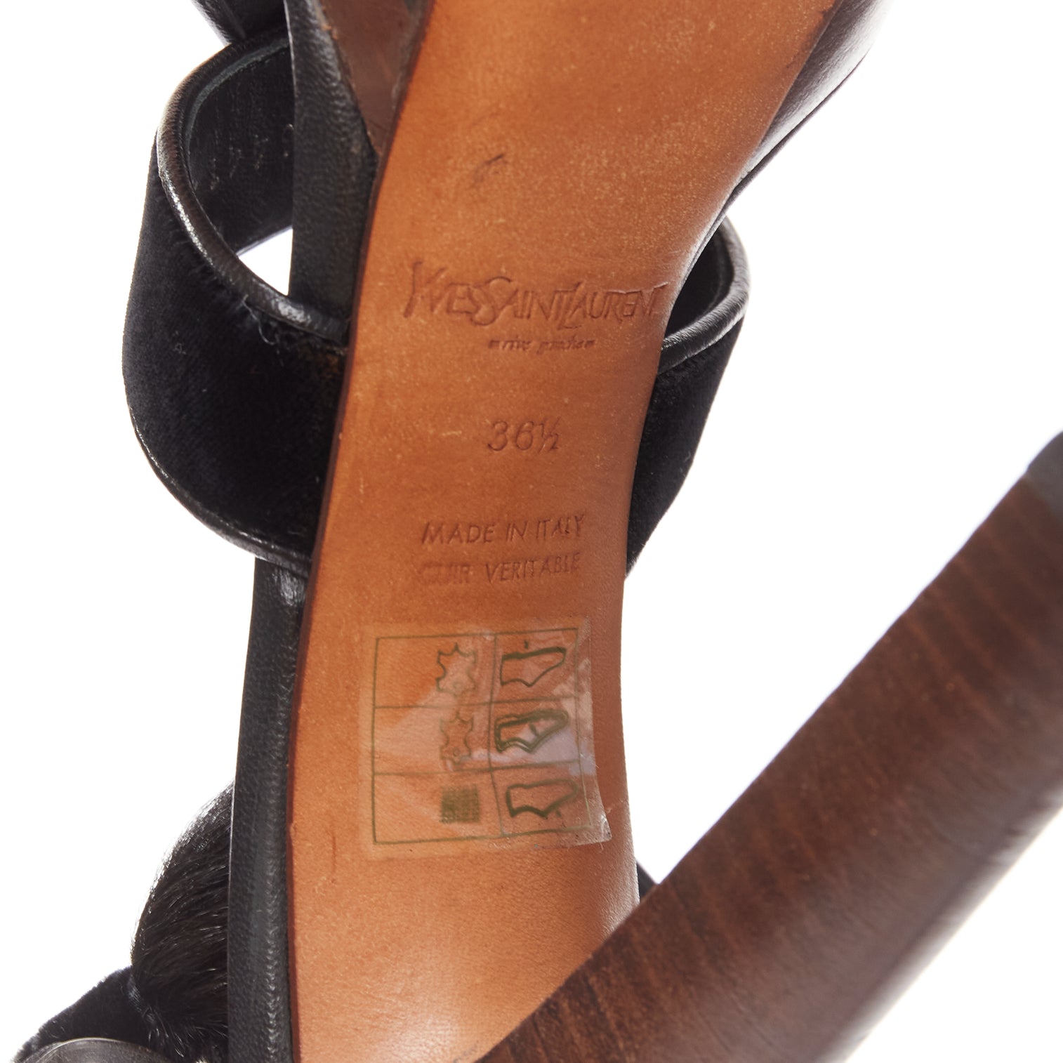 Yves Saint Laurent Claw Fur Platforms - Image 12